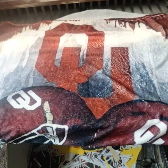 Ou Sooners Football Beach Towel/small Throw 30"×50" - Picture 2 of 4